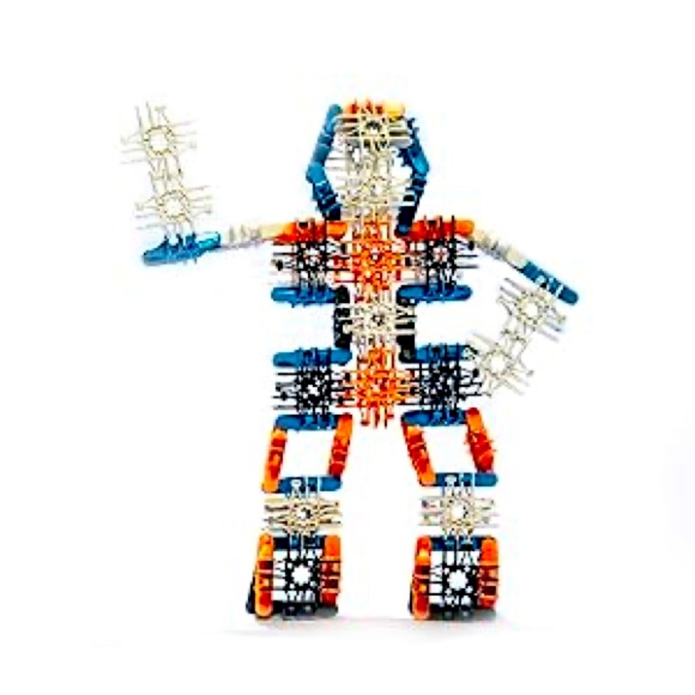 Lux Blox cool flexible building blocks STEM TOY construction set of hundreds EUC